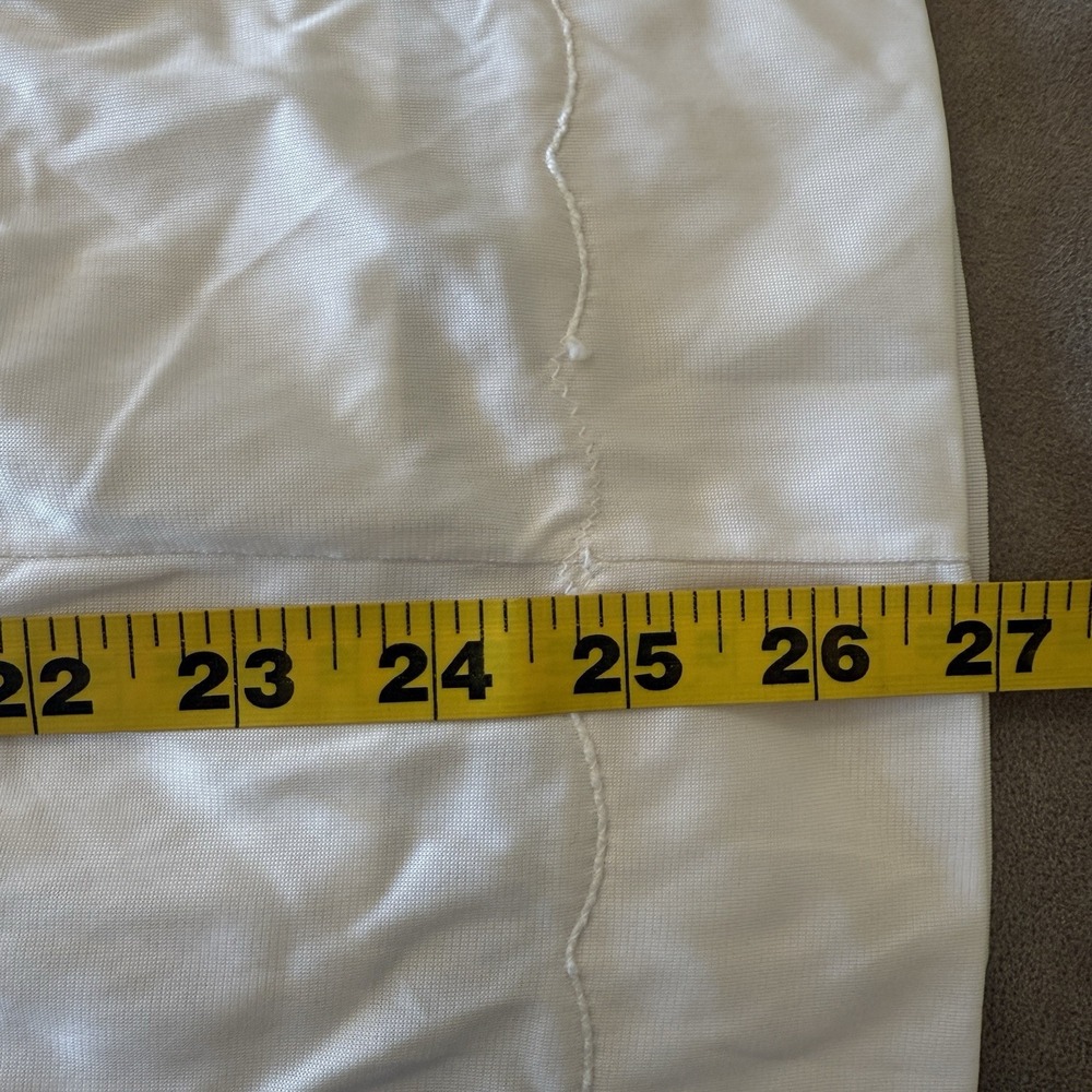 Vintage 60s Durelle Lingerie Full Fitted Slip Dress Sz 36 White Mid Length Sexy - Picture 6 of 6